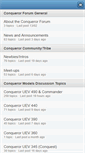 Mobile Screenshot of conquerorforum.com